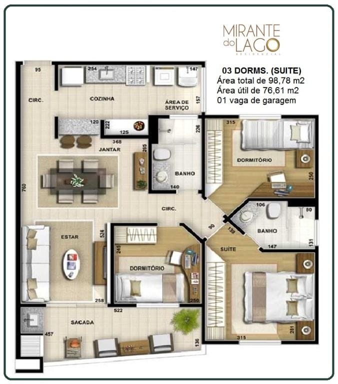 Apartamento, 3 quartos, 76 m² - Foto 22