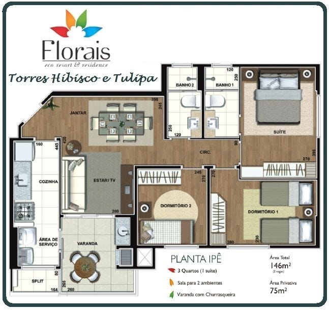 Apartamento, 3 quartos, 75 m² - Foto 33