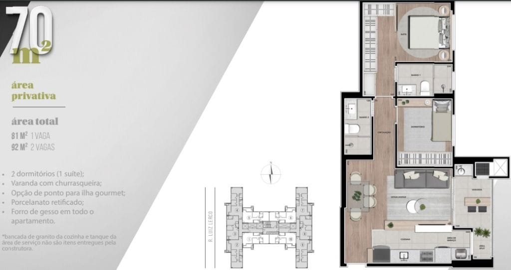 Apartamento, 2 quartos, 70 m² - Foto 36