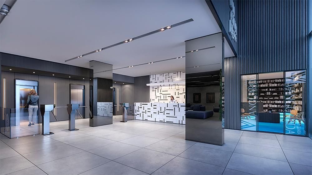 Sala comercial à venda no Ed. Vanguarda, Parque Una - 55 m², com sol da tarde e infraestrutura corporativa impecável. - 9