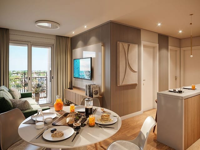 Apartamento com 62m² 2 quartos e 1 banheiro, à venda, no bairro Cassino em Rio Grande