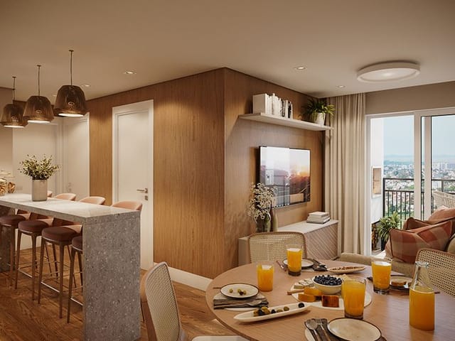 Apartamento 2 quartos e 1 banheiro, à venda, no bairro Três Vendas em Pelotas