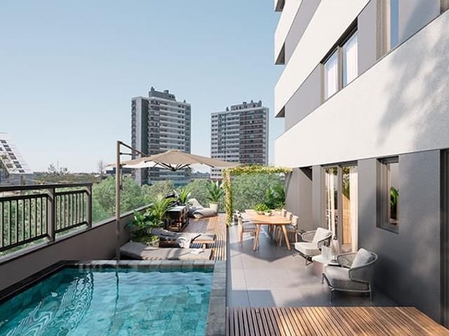 Condomínio do Apartamento - Apartamento à venda no Norteño, Parque Una, Pelotas, RS - 84,7m², 2 dormitórios, 2 suítes, churrasqueira, piscina, segurança 24h e aceita pets. | UP Imóveis