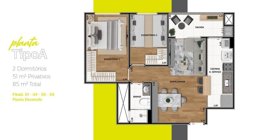 Apartamento, 2 quartos, 64 m² - Foto 27