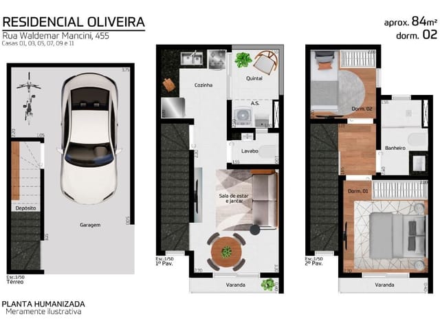 Sobrado com 84m² 2 quartos e 2 banheiros, à venda, no bairro Itaquera em São Paulo