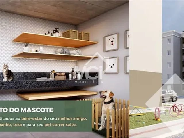 Apartamento 2 quartos e 1 banheiro, à venda, no bairro Areal em Pelotas