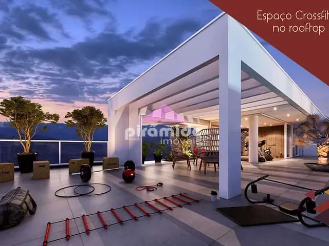 Apartamento com 67m² 2 quartos e 3 banheiros, à venda, no bairro Itagua em Ubatuba
