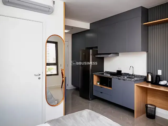 Apartamento 1 quarto e 1 banheiro, à venda, no bairro Brooklin Paulista em São Paulo