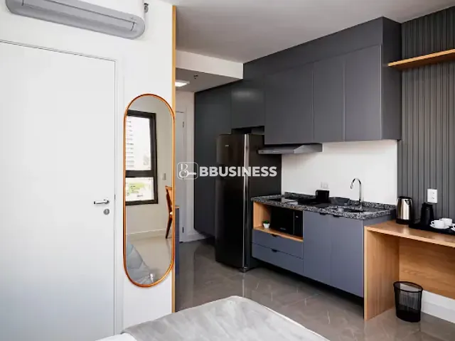 Apartamento 1 quarto e 1 banheiro, à venda, no bairro Brooklin Paulista em São Paulo