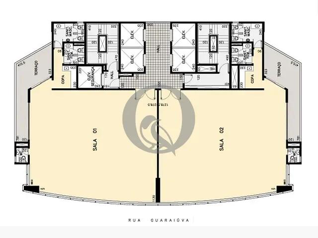 Andar corporativo para alugar, no bairro Brooklin Paulista em São Paulo