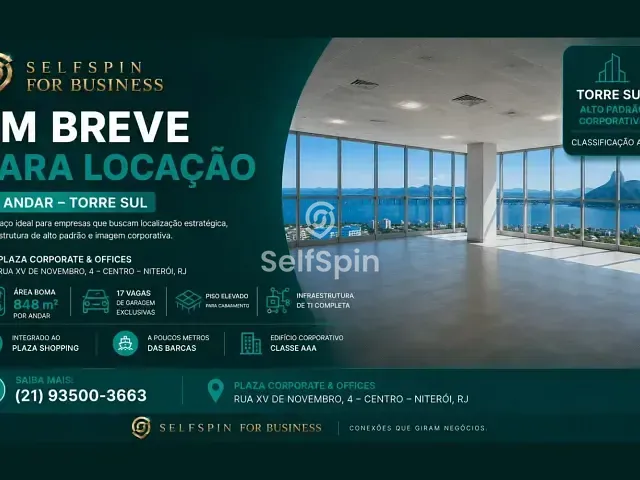 Andar corporativo para alugar, no bairro Centro em Niterói