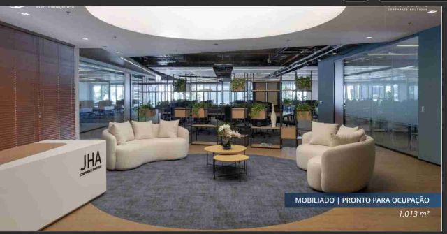 Andar corporativo com 1013m², para alugar, no bairro Itaim Bibi em São Paulo