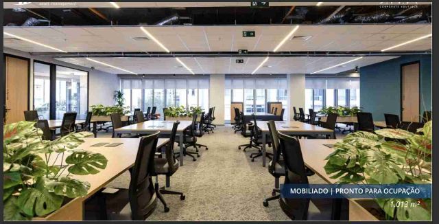 Andar corporativo com 1013m², para alugar, no bairro Itaim Bibi em São Paulo