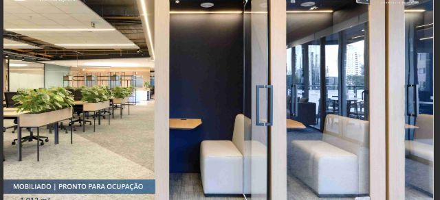 Andar corporativo com 1013m², para alugar, no bairro Itaim Bibi em São Paulo