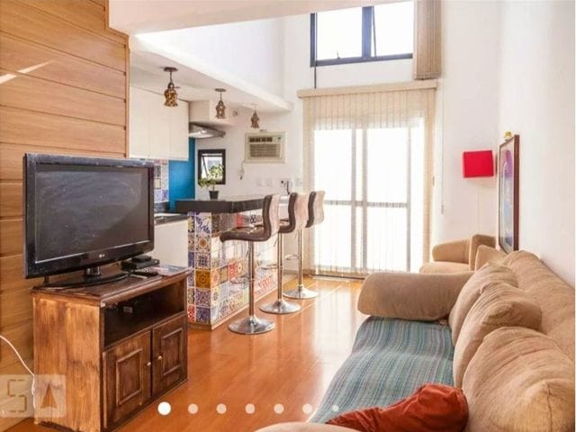 Apartamento com 96m² 1 quarto e 2 banheiros, à venda ou para alugar, no bairro Moema em São Paulo