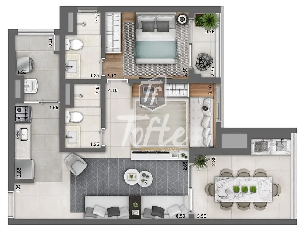 Apartamento, 2 quartos, 91 m² - Foto 14