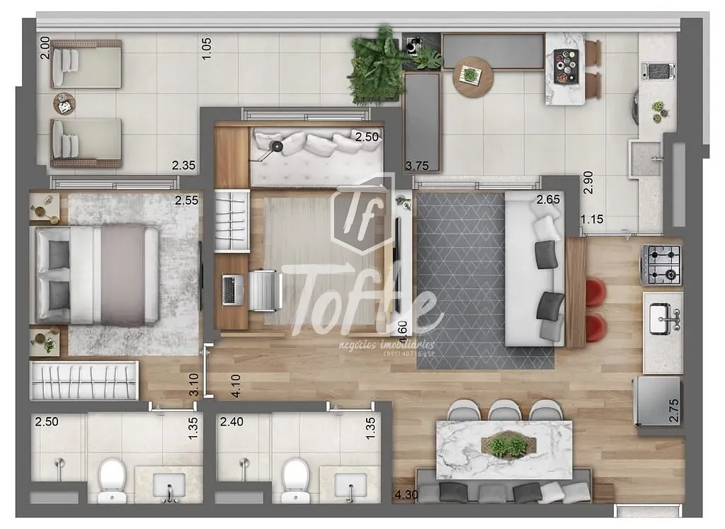 Apartamento, 2 quartos, 91 m² - Foto 16