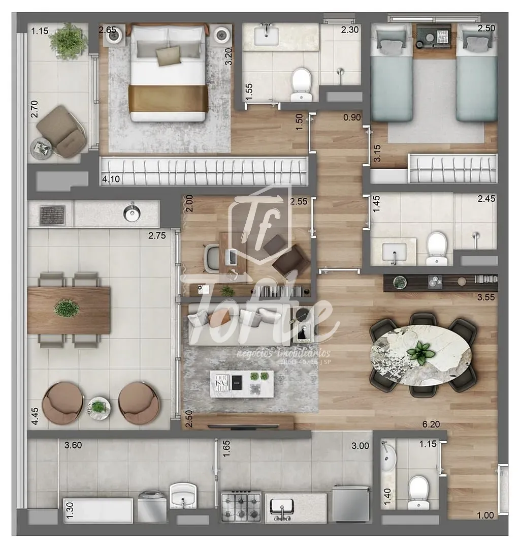 Apartamento, 2 quartos, 91 m² - Foto 17