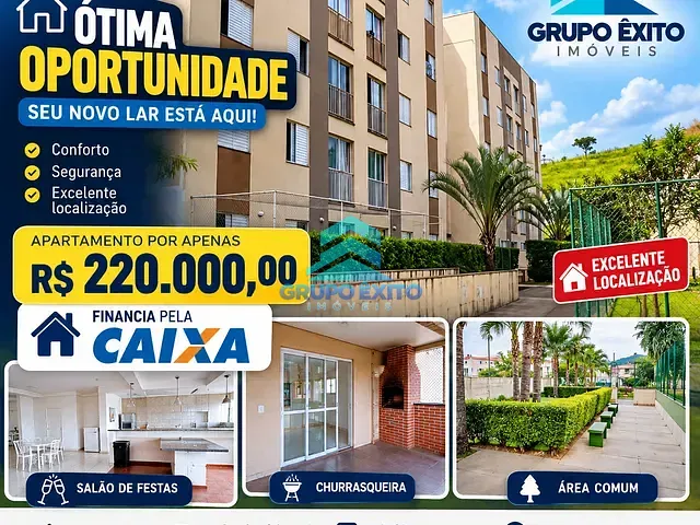 Apartamento 2 quartos e 1 banheiro, à venda, no bairro Jardim do Divino em São Paulo
