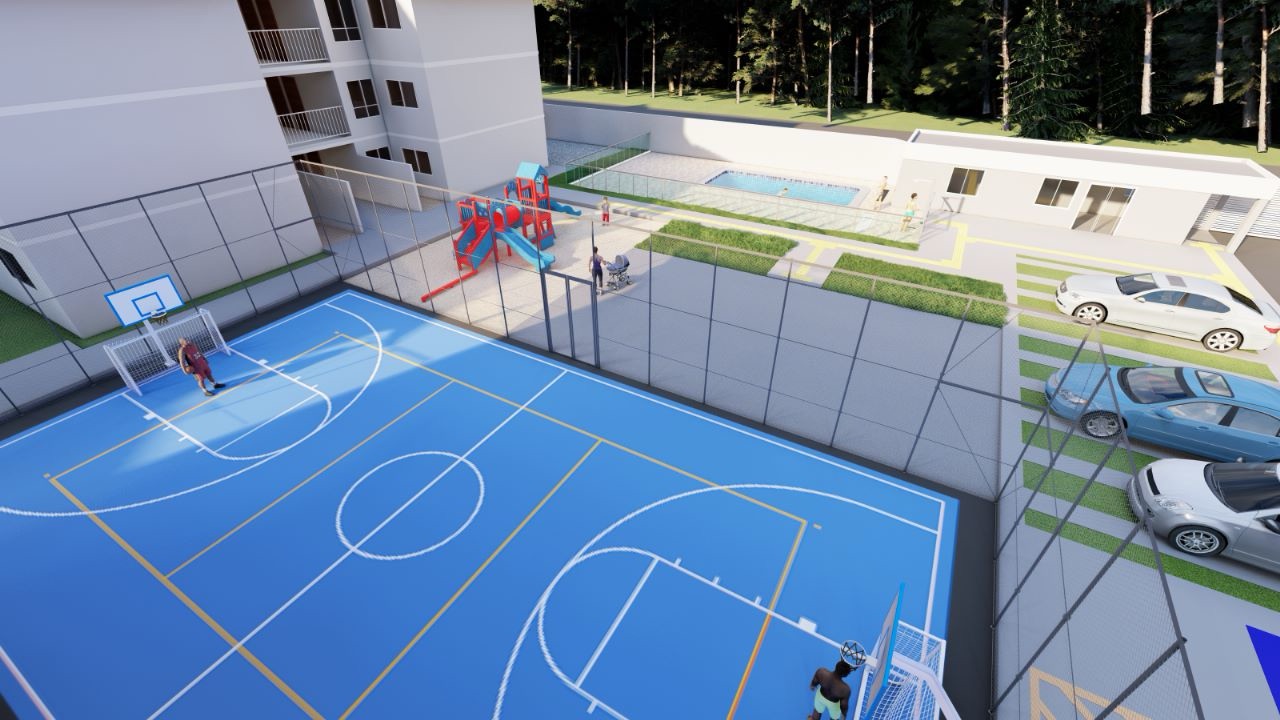 Perspectiva do Apartamento - Apartmento de 2 quartos pelo minha casa minha vida até 100% financiado, descontos que chega até R$106mil. | Conectalar imóveis
