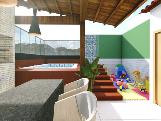 Apartamento com 43m² 2 quartos e 1 banheiro, à venda, no bairro Nova São Pedro em São Pedro da Aldeia