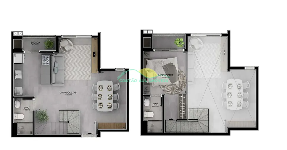 Apartamento, 1 quarto, 68 m² - Foto 2