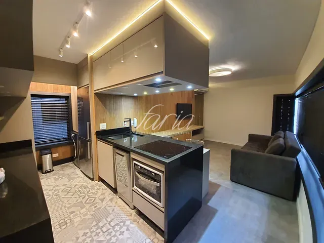 Apartamento com 50m² 1 quarto e 2 banheiros, à venda, no bairro Jardim Paulista em São Paulo