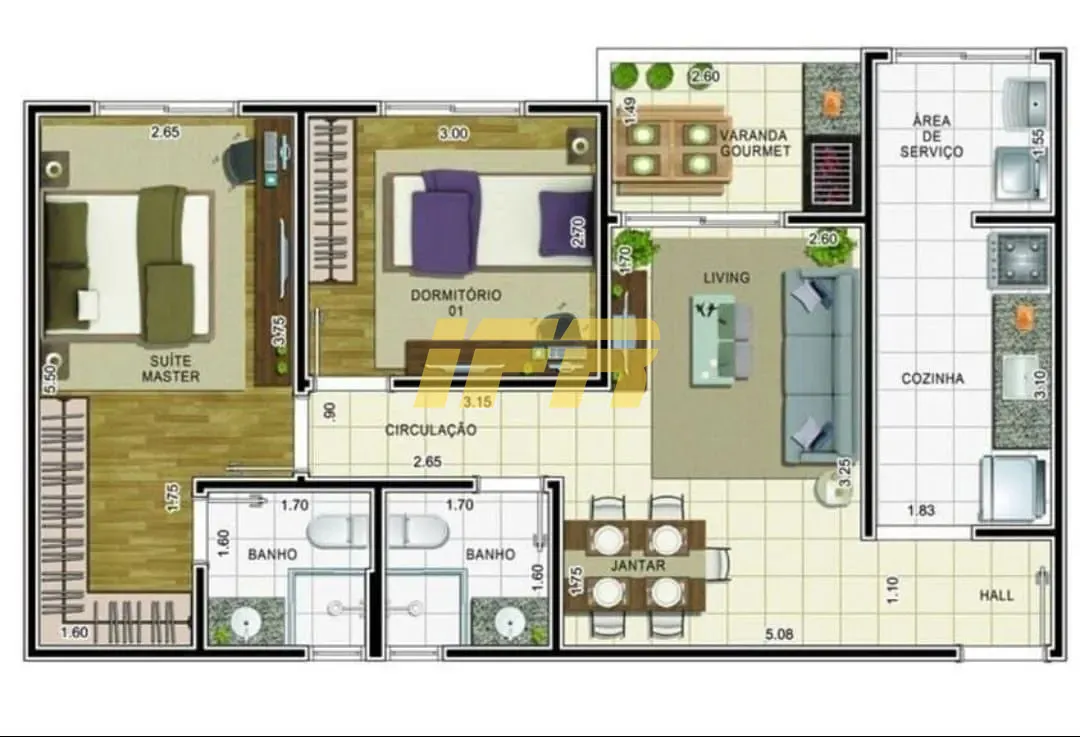 Apartamento, 2 quartos, 68 m² - Foto 17