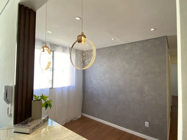 Foto do Apartamento - Apartamento com Móveis Planejados e Porcelanato - 2 Quartos, 1 Vaga de Garagem, 58m², Vila Figueira, Suzano, SP - Próximo ao Centro da Cidade e ao Shopping | Boa Vista Imóveis Suzano