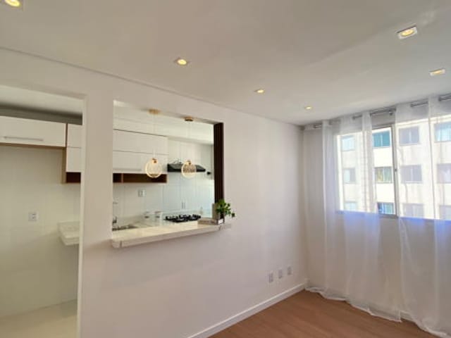 Foto do Apartamento - Apartamento com Móveis Planejados e Porcelanato - 2 Quartos, 1 Vaga de Garagem, 58m², Vila Figueira, Suzano, SP - Próximo ao Centro da Cidade e ao Shopping | Boa Vista Imóveis Suzano