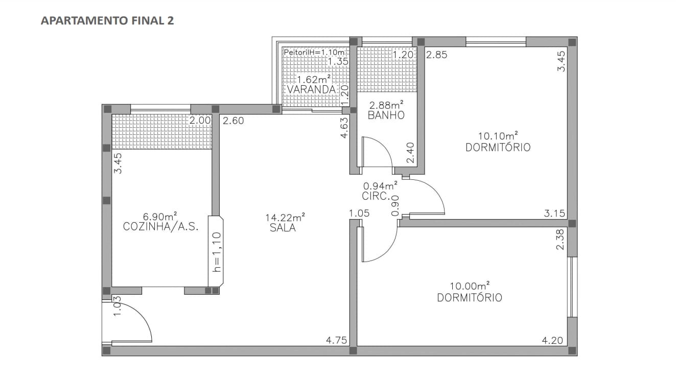 Apartamento, 2 quartos, 55 m² - Foto 7