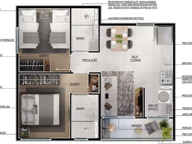 Apartamento 2 quartos e 1 banheiro, à venda, no bairro Vila Mirante em São Paulo