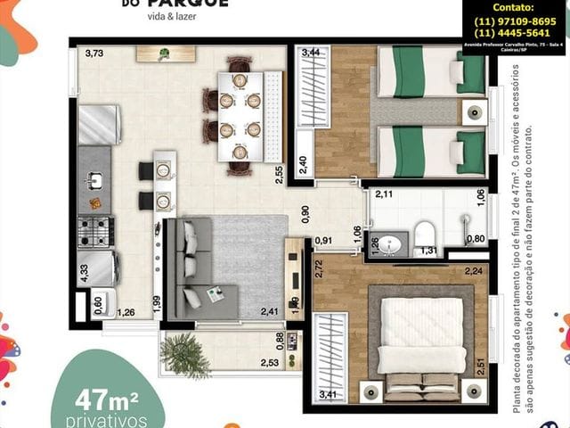 Foto do Apartamento - APARTAMENTO MIRANTE DO PARQUE | Cruz Negócios Imobiliários