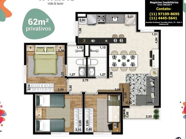 Foto do Apartamento - APARTAMENTO MIRANTE DO PARQUE | Cruz Negócios Imobiliários