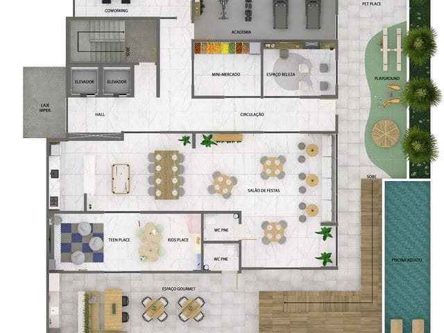 Apartamento com 66m² 3 quartos e 1 banheiro, à venda, no bairro Aeroclube em João Pessoa