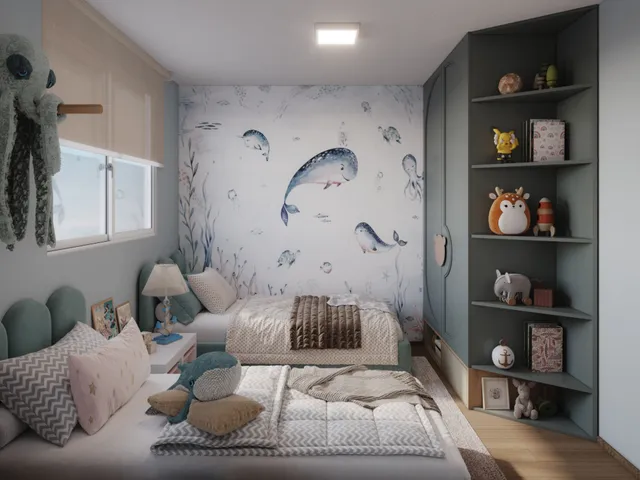 Apartamento 2 quartos e 1 banheiro, à venda, no bairro Loteamento Residencial Novo Mundo em Campinas