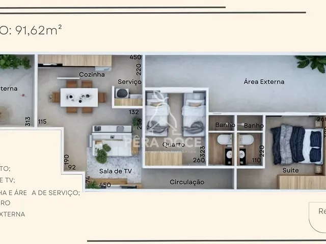 Apartamento 2 quartos e 2 banheiros, à venda, no bairro Parque das Américas em Uberaba
