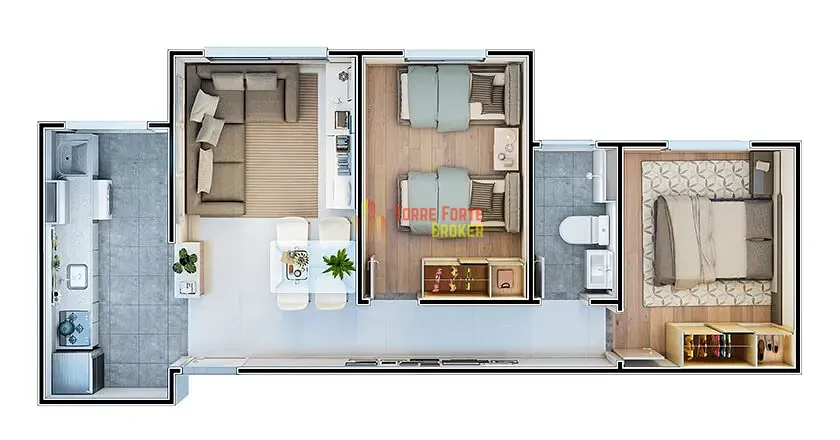 Apartamento, 2 quartos, 46 m² - Foto 18