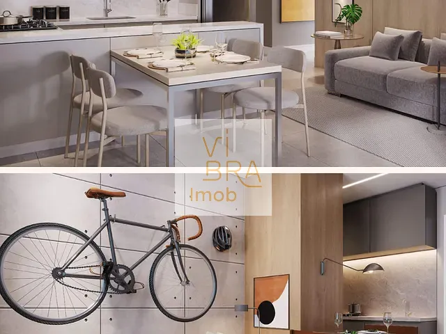 Apartamento 2 quartos e 1 banheiro, à venda, no bairro Centro em Curitiba