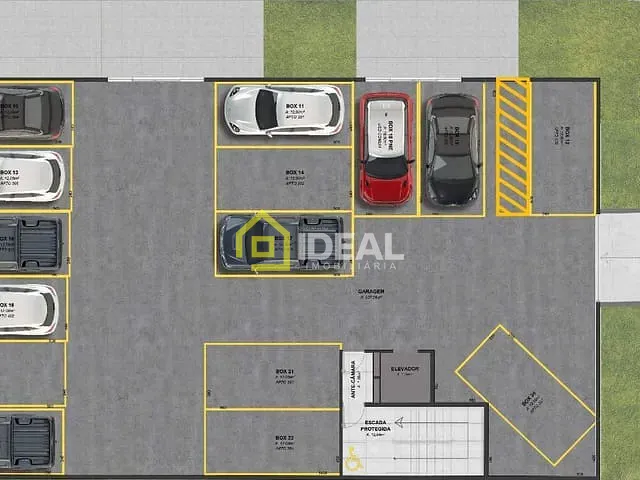 Apartamento 2 quartos e 1 banheiro, à venda, no bairro Centro em Concórdia