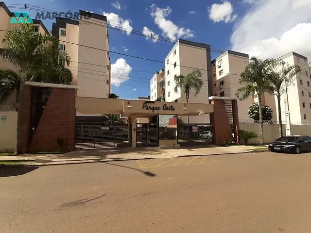 Apartamento com 56m² 2 quartos e 2 banheiros, para alugar, no bairro Condomínio Residencial Parque Oeste em Goiânia