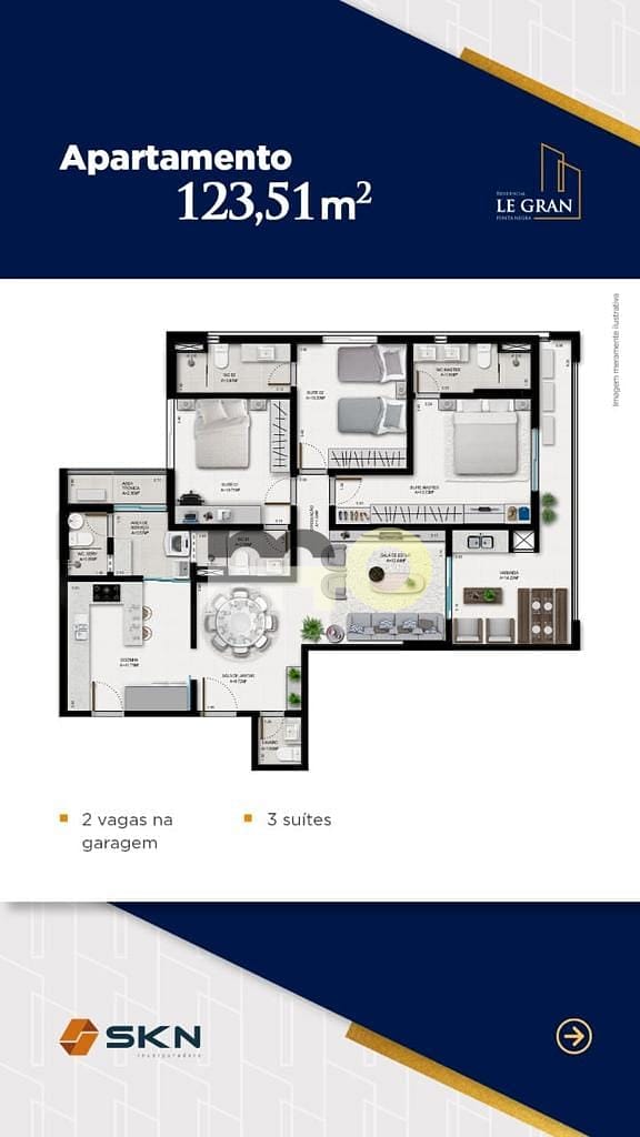 Apartamento, 3 quartos, 123 m² - Foto 17