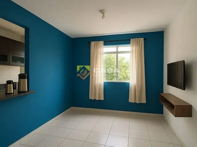 Apartamento com 46m² 2 quartos e 2 banheiros, à venda, no bairro Balneário de Carapebus em Serra