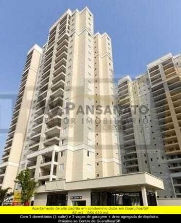Apartamento com 135m² 3 quartos e 2 banheiros, à venda, no bairro Jardim Zaira em Guarulhos
