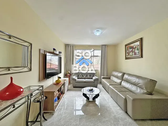 Apartamento com 129m² 3 quartos e 3 banheiros, à venda, no bairro Nova Suíssa em Belo Horizonte