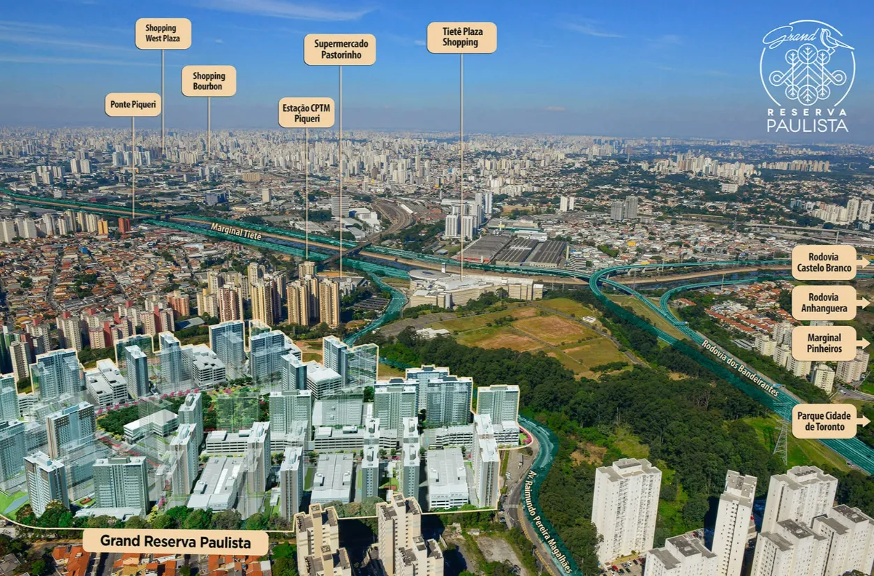 APARTAMENTOS À VENDA NO GRAND RESERVA PAULISTA - PIRITUBA