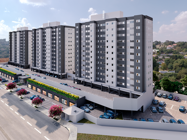 Apartamento com 62m² 2 quartos e 1 banheiro, à venda, no bairro Cidade Vera Cruz em Aparecida de Goiânia