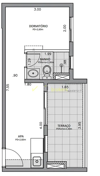 Apartamento, 1 quarto, 28 m² - Foto 12