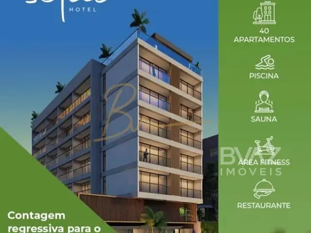 Apartamento com 33m² 1 quarto e 1 banheiro, à venda, no bairro Centro em Cabo Frio
