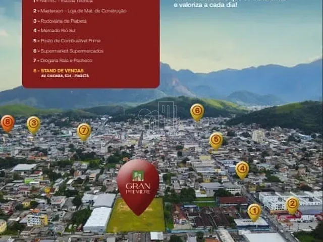 Apartamento com 70m² 2 quartos e 1 banheiro, à venda, no bairro Piabetá (Inhomirim) em Magé